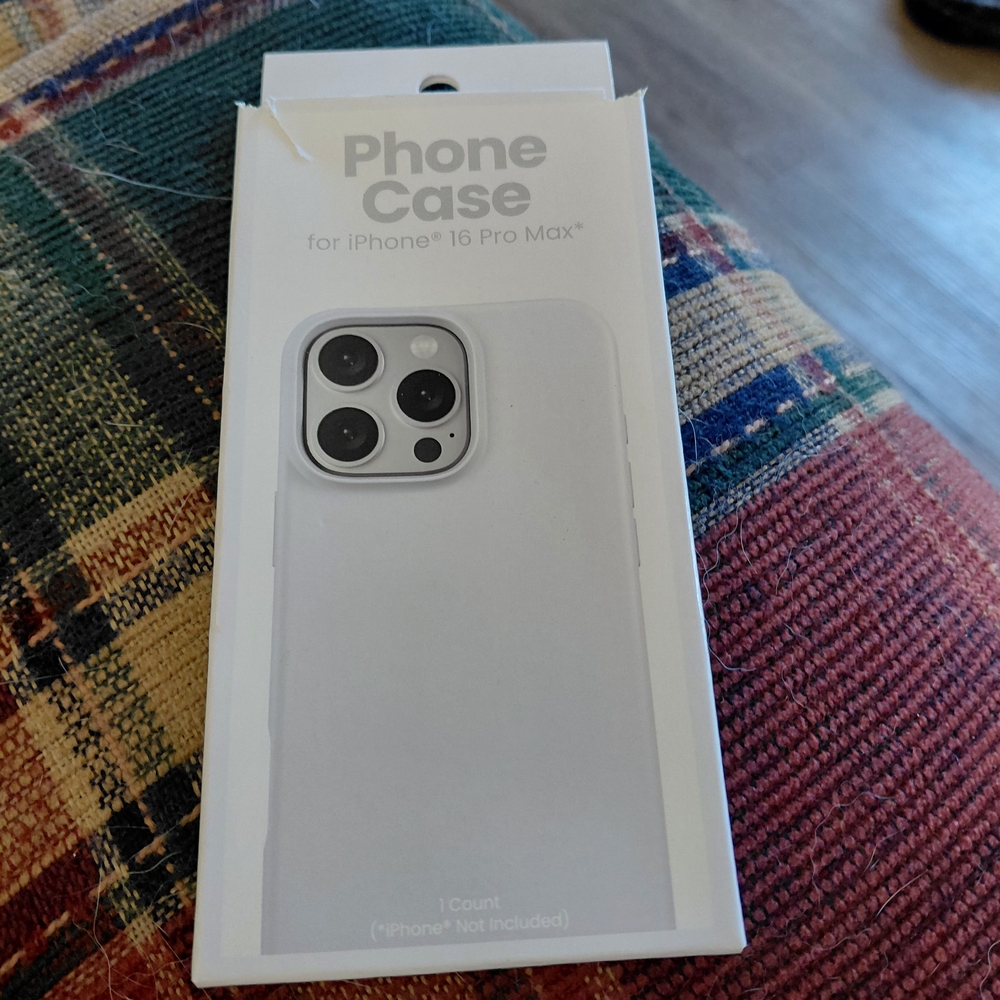 Phone Case for iPhone 16 Pro Max - White